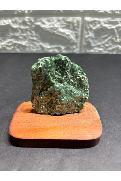 gemsartdeco Fuksit Doğaltaş Ahşap Stantlı - Resim 2