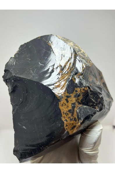 gemsartdeco Obsidyen Duygu Taşı Doğaltaş Kütle - Resim 3