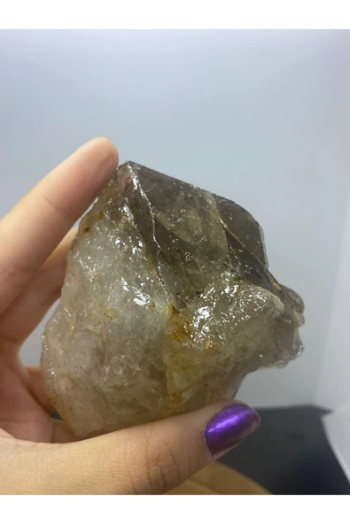 gemsartdeco Koleksiyonluk Dumanlı Kuvars Doğaltaş - Resim 2