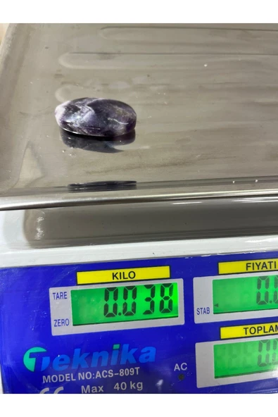 gemsartdeco Ametist Doğaltaş Kabaşon - Resim 4