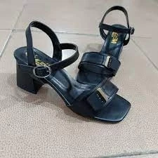 Ruty Siyah Cilt Topuklu Ayakkabı ürün görseli 1