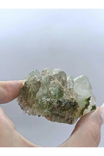 gemsartdeco Koleksiyonluk Epidotlu Kuvars Doğaltaş - Resim 2