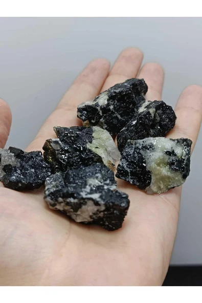 gemsartdeco Turmalin Doğaltaş Kütle ( Negatif Enerji Kalkanı ) Orta Boy - Resim 3