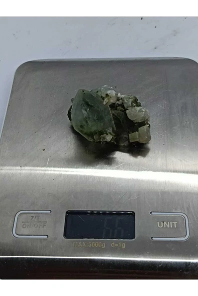 gemsartdeco Koleksiyonluk Epidotlu Kuvars Doğaltaş - Resim 4