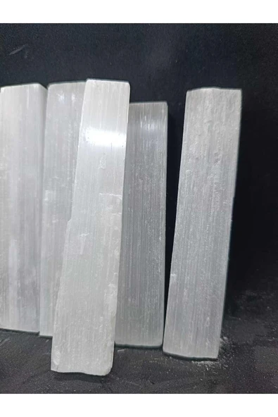 gemsartdeco Selenit Çubuk 1 Adet Doğaltaş Kütle  80-90gr - Resim 4