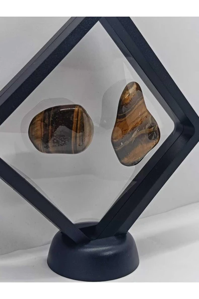 gemsartdeco Kaplan Gözü Doğal Taş Standlı - Resim 3