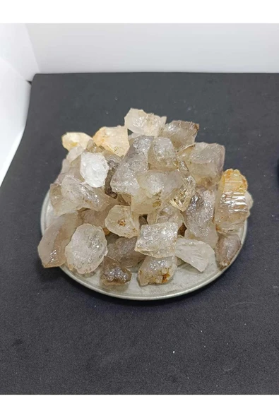 gemsartdeco Kristal Kuvars Doğaltaş 2 Adet Ham Parça ürün görseli 1