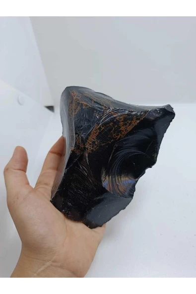 gemsartdeco Obsidyen Duygu Taşı Doğaltaş Kütle - Resim 2