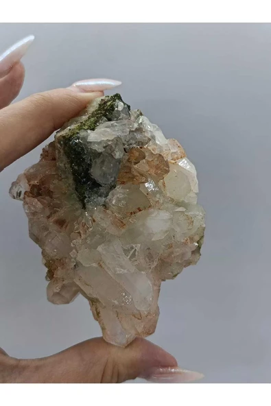 gemsartdeco Koleksiyonluk Epidotlu Kuvars Doğaltaş ürün görseli