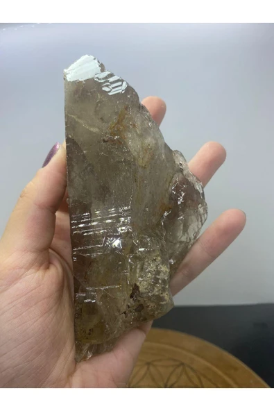 gemsartdeco Koleksiyonluk Dumanlı Kuvars Doğaltaş - Resim 2