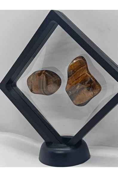 gemsartdeco Kaplan Gözü Doğal Taş Standlı - Resim 4