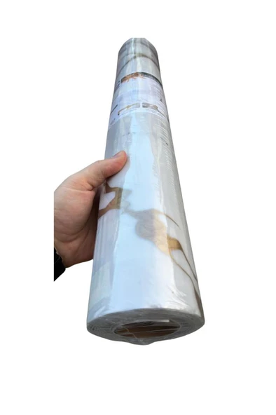 60cmx300cm Tek Parça Yapışkanlı Rulo Mermer Desenli Duvar Paneli Kağıdı Silinebilir LS-6010-BöTE - Resim 5