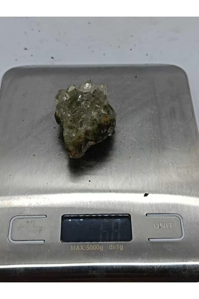 gemsartdeco Koleksiyonluk Epidotlu Kuvars Doğaltaş - Resim 5