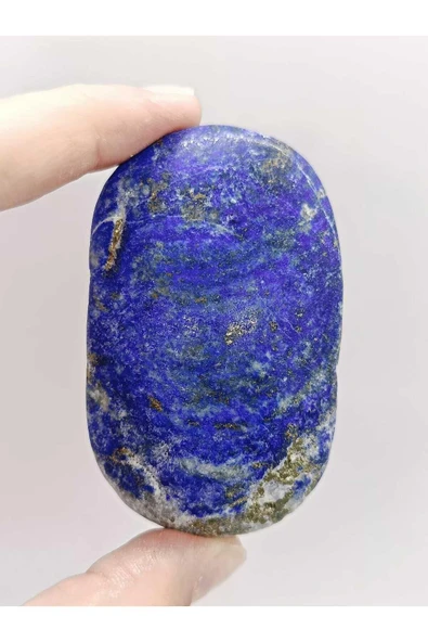 gemsartdeco Lapis Lazuli Oval Doğaltaş Kütle - Resim 2