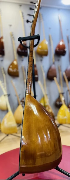 Kısa Sap Oyma Dut Bağlama - Resim 2