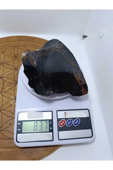 gemsartdeco Obsidyen Duygu Taşı Doğaltaş Kütle - Resim 3