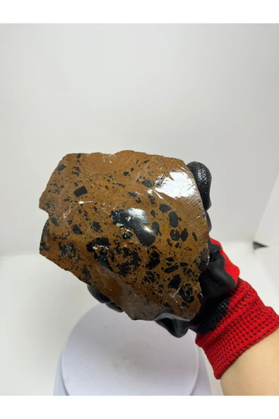 gemsartdeco Obsidyen Duygu Taşı Doğaltaş Kütle - Resim 3