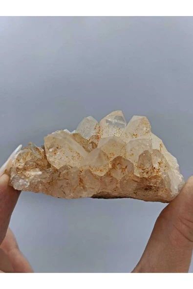 gemsartdeco Koleksiyonluk Epidotlu Kuvars - Resim 3