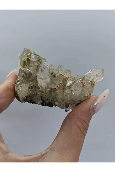 gemsartdeco Koleksiyonluk Epidotlu Kuvars Doğaltaş ürün görseli