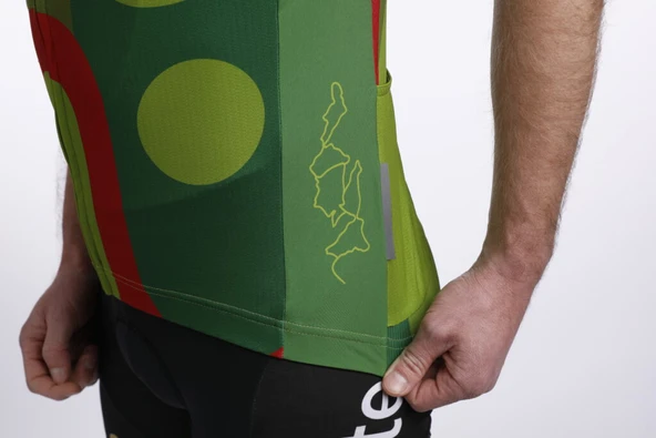 Santini 20ᵗʰ Anniversary Dragon Ride Bisiklet Forması GF94075C24DRA - Resim 5