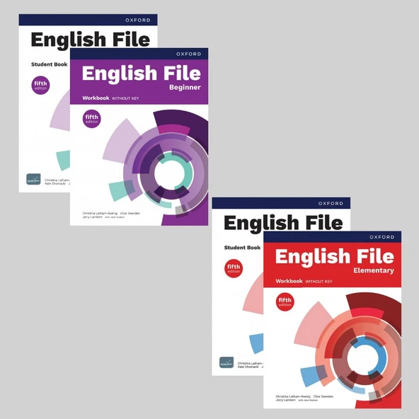 English File 5th Edition Beginner + Elementary Student's Book + Workbook fifth (KOD YOKTUR) ürün görseli 1