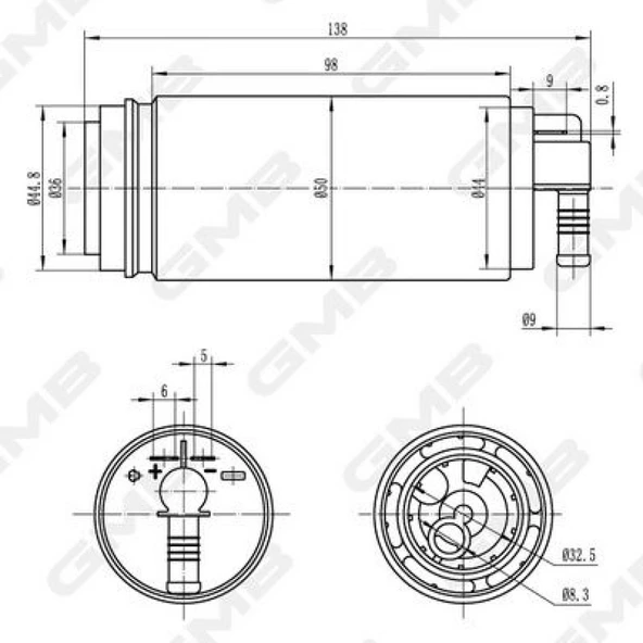 Vw Yakıt Pompası - Tek Pompa - Gmb Gfps-044a ürün görseli 1