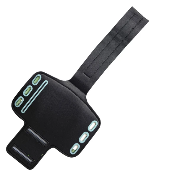 Cep telefonu taşıma kılıfı 14.5cm x 7.5cm ölçülerinde kol bantı yeşil - Resim 4