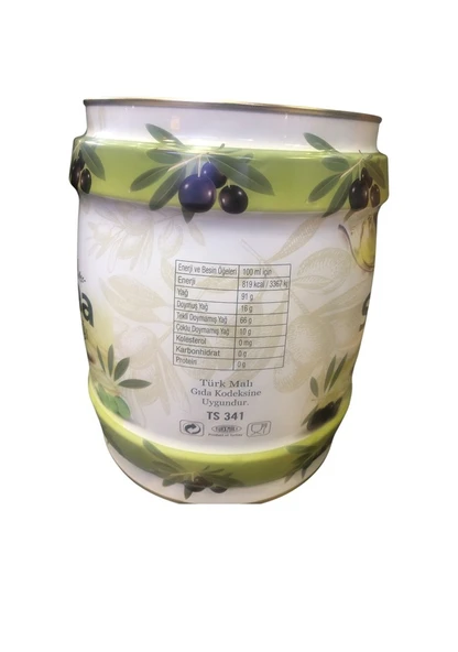 Giritli Naturel Soğuk Sıkım 5lt Zeytinyağ - Resim 2