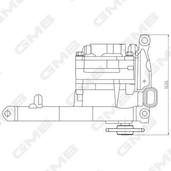Mercedes Yag Pompası - Yag Pompası - Gmb Goas-82a - Resim 1