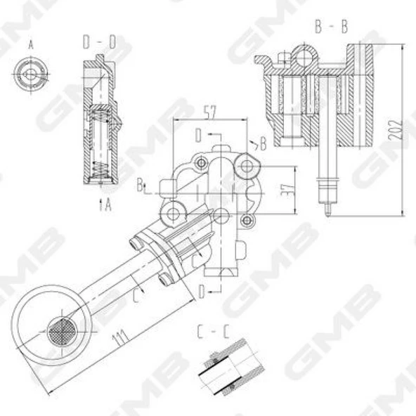 Vw Yag Pompası - Yag Pompası - Gmb Goas-48a - Resim 1