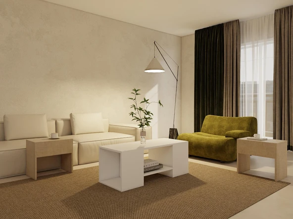 Lupo Orta Sehpa Kotonvizon - Resim 3