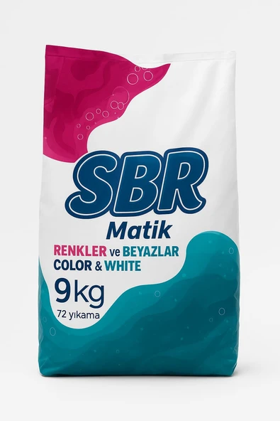 SBR Matik 9 Kg Renkliler ve Beyazlar ürün görseli 1