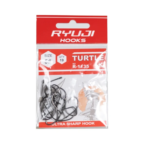 Ryuji R-1135 Turtle Black Nickel İğne İğne No : 2 - Resim 2