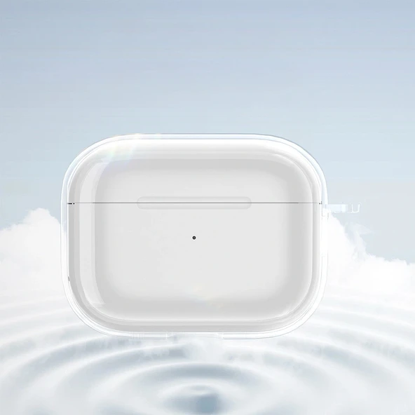 Apple Airpods Pro 3 Kılıf Şeffaf Kristal Silikon Zore Airbag 14 Kılıf - Resim 3