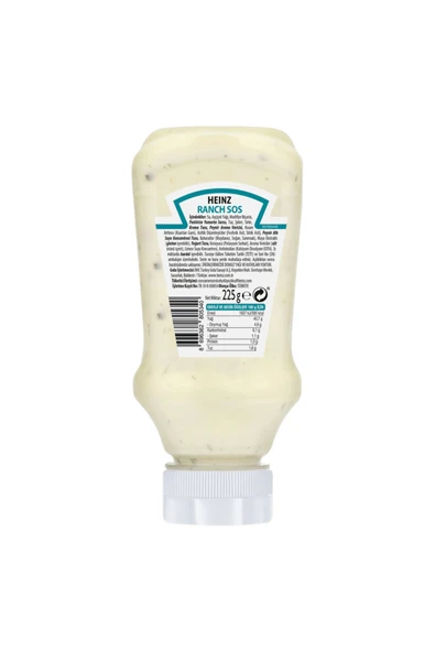 Heinz Ranch Sauce Ranch Sos 225 g - Resim 2