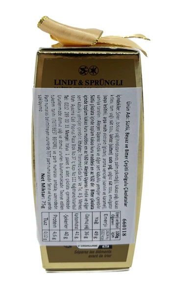 Lindt LINDOR Passionnement Fondant Assorti - Sütlü, Beyaz ve Bitter Çeşitli Dolgulu Çikolata 75 g - Resim 4