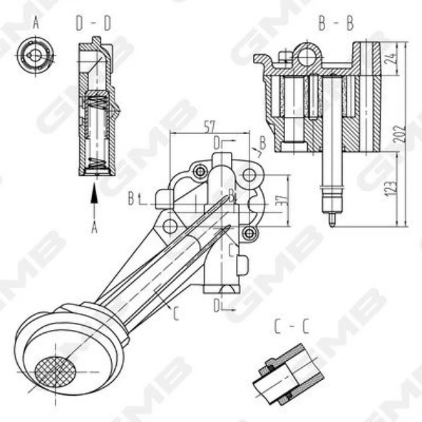 Vw Yag Pompası - Yag Pompası - Gmb Goas-49a - Resim 1