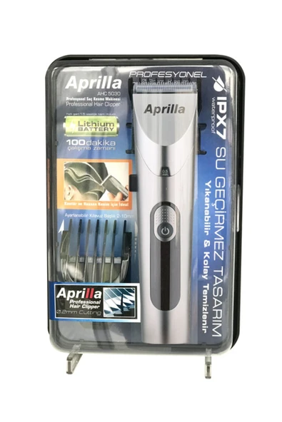 Aprilla AHC-5035 Tıraş Makinesi Profesyonel Şarjlı Erkek Saç Sakal Kesim - Resim 5