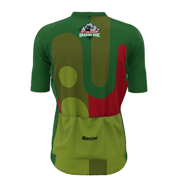 Santini 20ᵗʰ Anniversary Dragon Ride Bisiklet Forması GF94075C24DRA - Resim 2