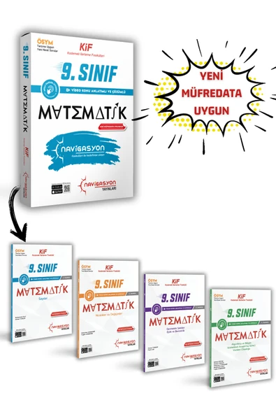 9. Sınıf Matematik Kademeli İlerleme Fasikül Seti (MEB Müfredatına Uygun-ÖSYM Ayarında) ürün görseli 1
