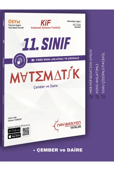 11. Sınıf Çember ve Daire (MEB MÜFREDATINA UYGUN) ürün görseli 1
