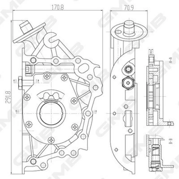 Kore Yag Pompası - Yag Pompası - Gmb Goas-07a - Resim 1