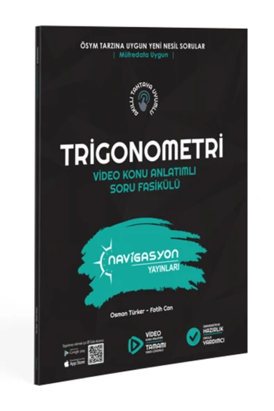 TRİGONOMETRİ Video Konu Anlatımlı Soru Fasikülü (Müfredata Uygun) ürün görseli 1