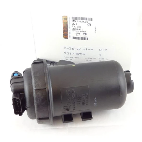 Opel Mazot Filtre Kutusu Komple Albea Doblo 05> Punto Ducato / Boxer / Jumper / Agıla A 00>08 Z13dt Agıla - Gm 93179236 ürün görseli 1