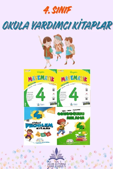 4.Sınıf Beceri Temelli  MATEMATİK Yolculuğu +Çözümlü Problem Kitabı+ Okuduğunu Anlama ürün görseli 1