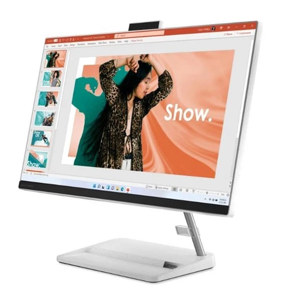 LENOVO 23.8" IDEACENTRE F0GH010QTR CORE i5 12450H 16GB RAM- 2TB NVME O/B UHD W11H - Resim 3