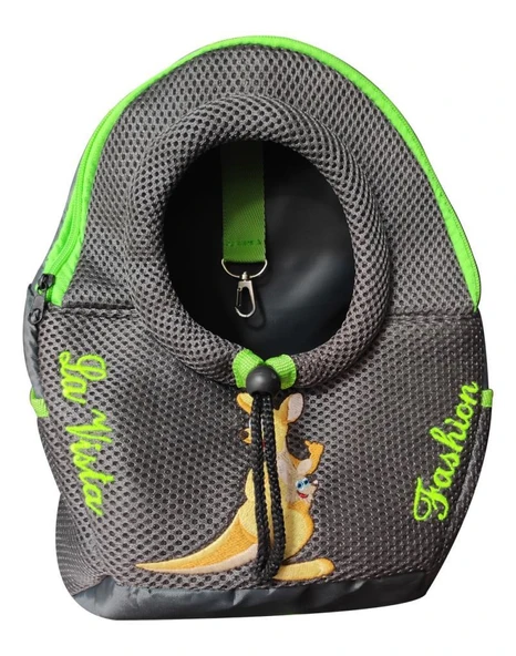 La Vista Kanguru Kedi, Küçük Köpek Taşıma Çantası 1-2 Kg Canlılara FÜME ürün görseli 1