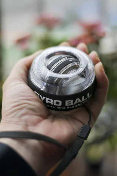 Güç Topu Gyro Ball El Bilek Egzersiz Topu Wrist Ball Otomatik Jiroskop Kol Kuvvet Spor Ekipmanı - Resim 6
