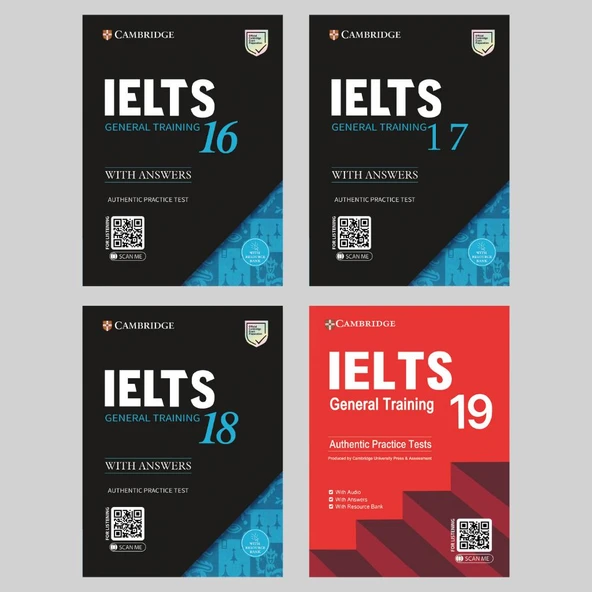 Cambridge English IELTS General Training 16 - 17 - 18 - 19 with Audios ürün görseli 1