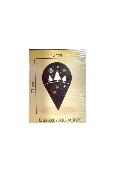 DEKOR ÇİKOLATA KIŞ TEMALI ürün görseli 1